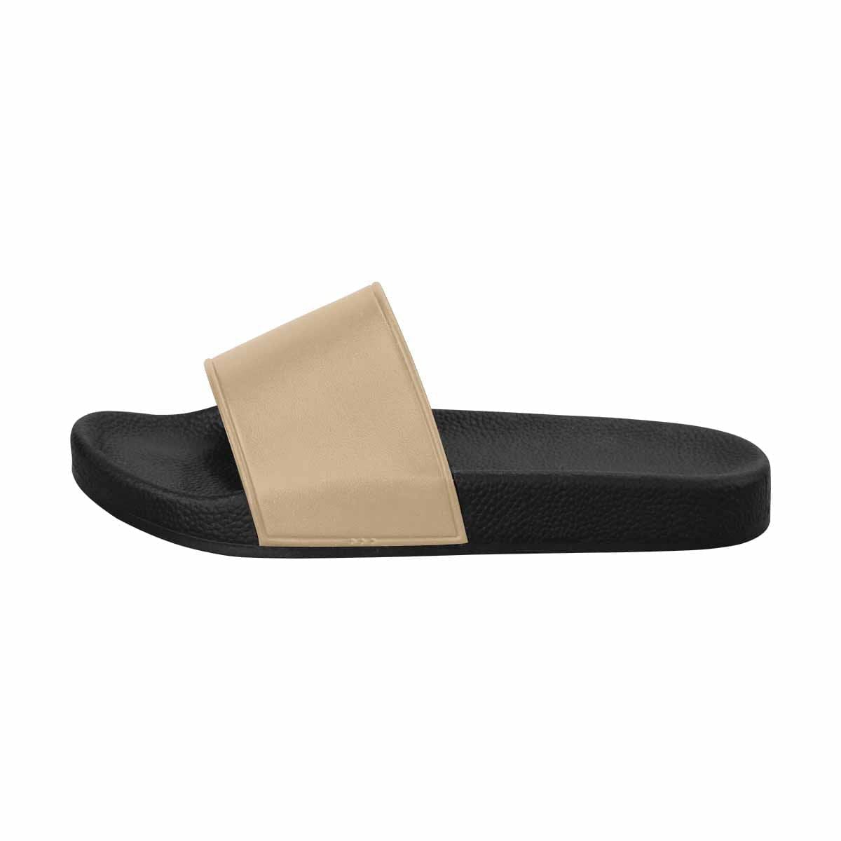 Mens Slide Sandals, Tan Brown Flip Flops – The Shopping Drip